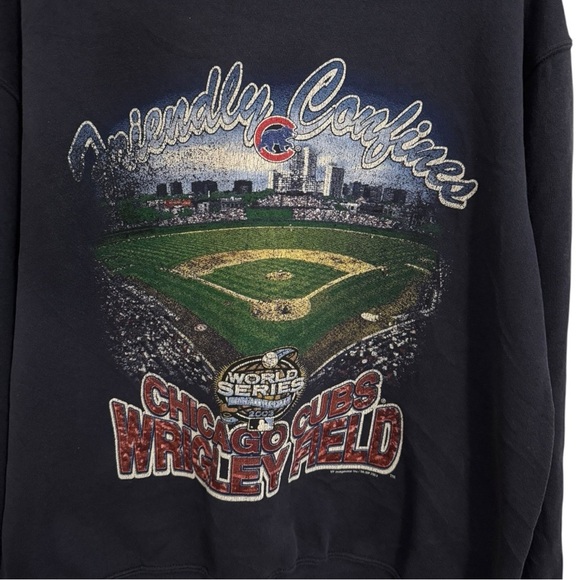 Lee Chicago Cubs Wrigley Field World Series Sweatshirt Vintage 2003 Medium Grail - Picture 2 of 5